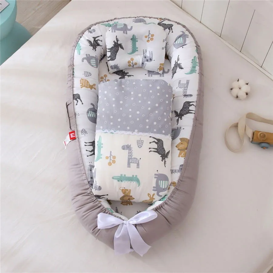 LovelyRLovely Cotton Breathable Folding Crib