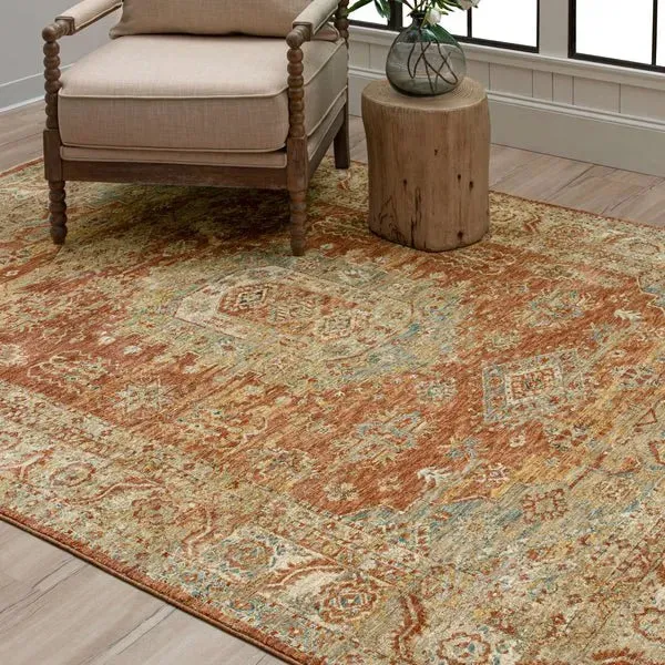 Marash RG846 780 Palu Rust Rug