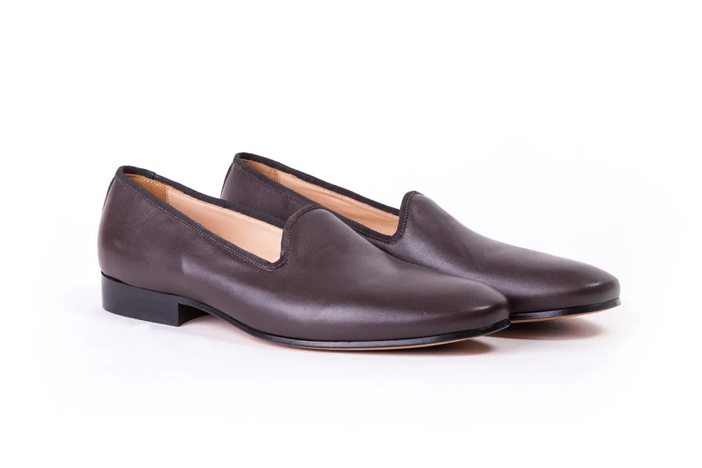 Men's Dark Brown Slip-On (EX-131)