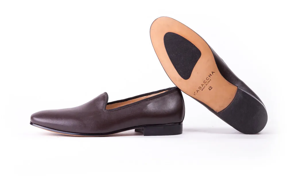 Men's Dark Brown Slip-On (EX-131)