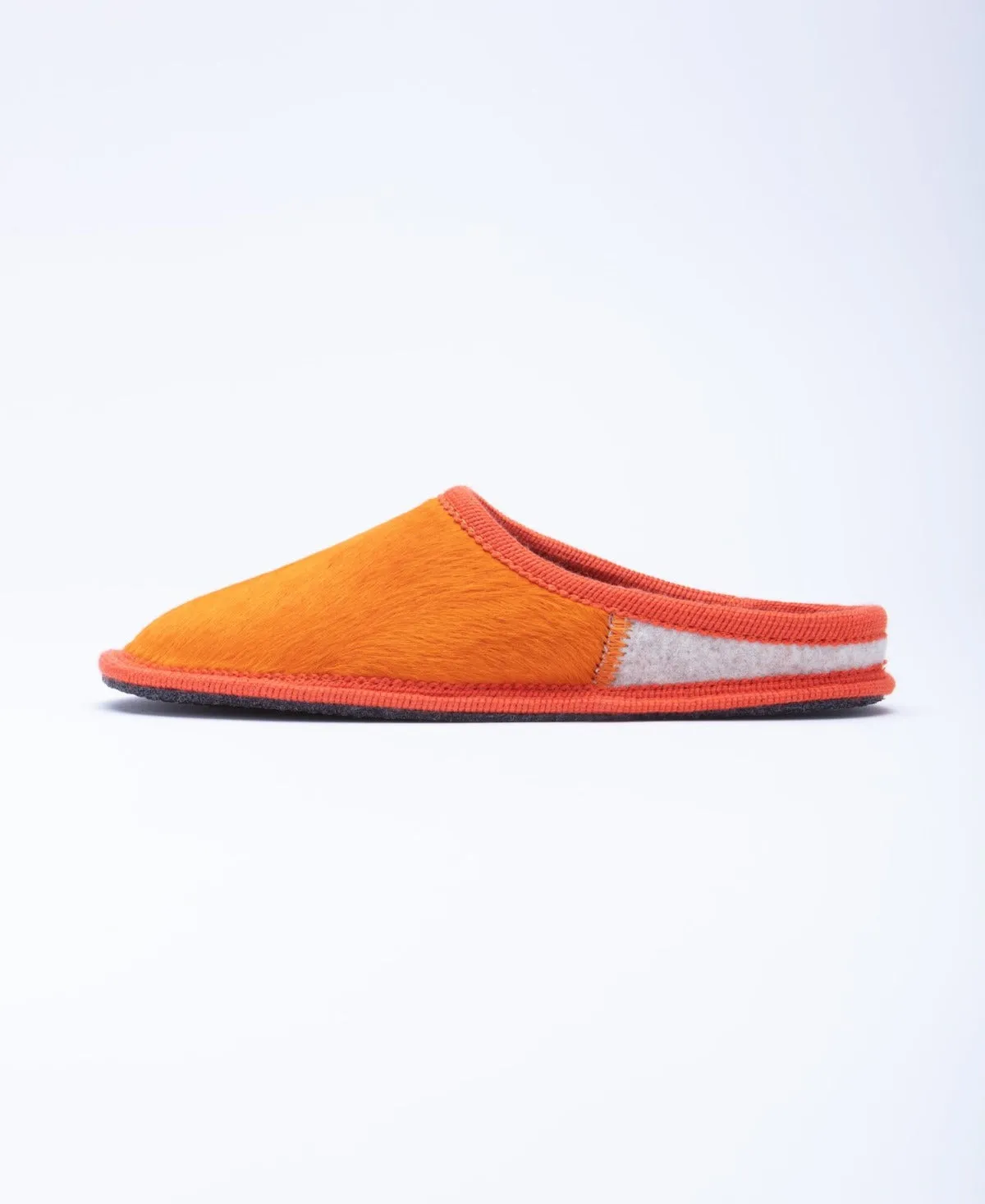 Men's Nuvola Cavallino Slipper Orange Pony