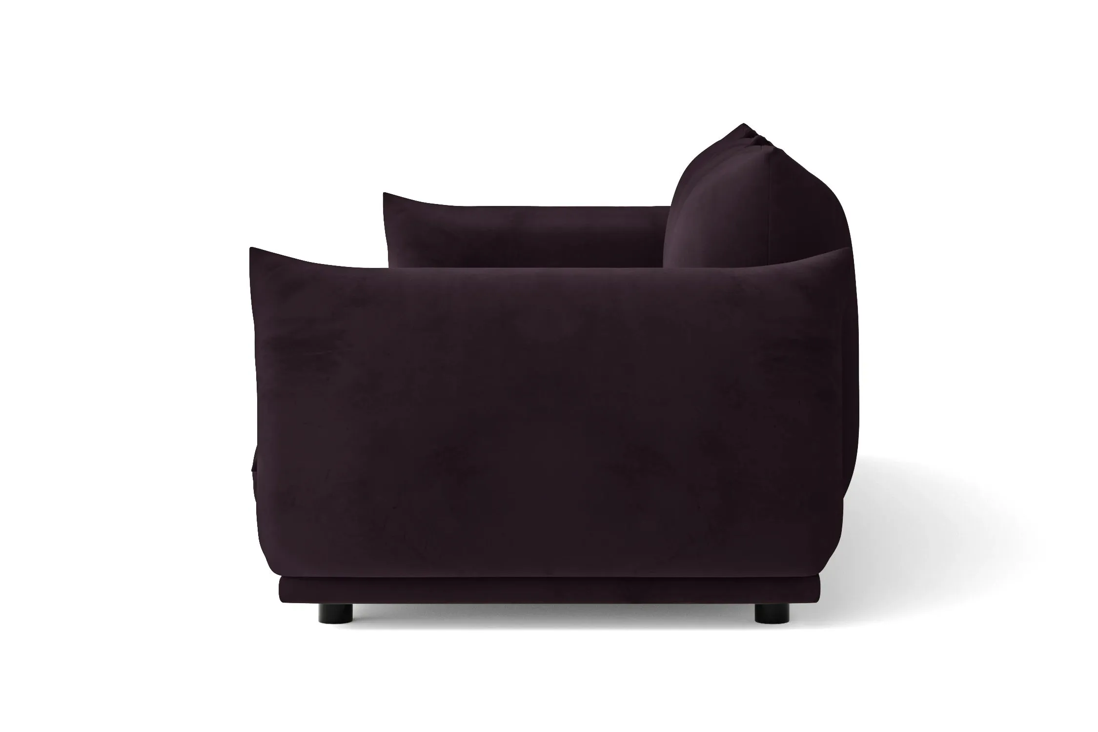Minneapolis Armchair Purple Velvet