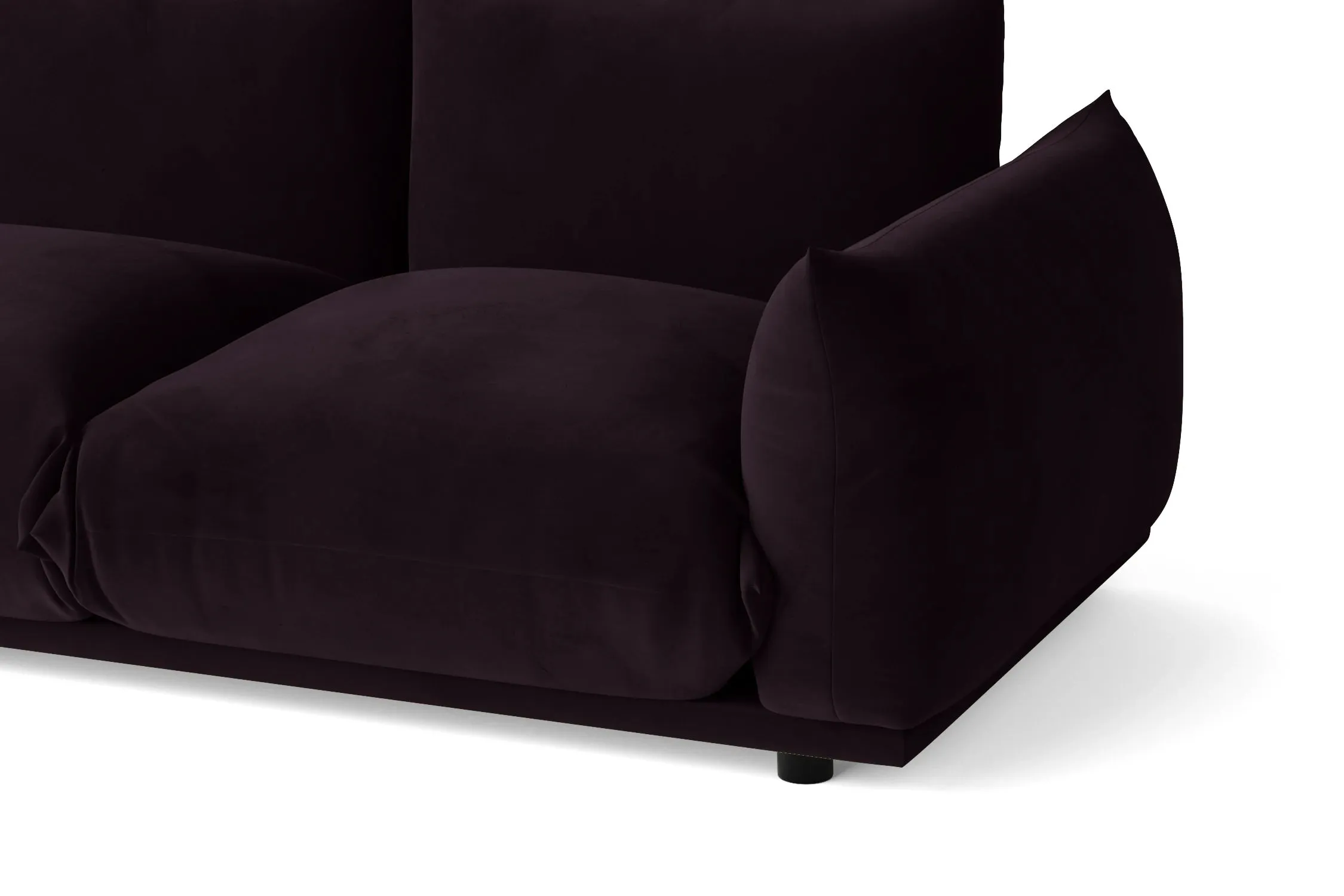 Minneapolis Armchair Purple Velvet