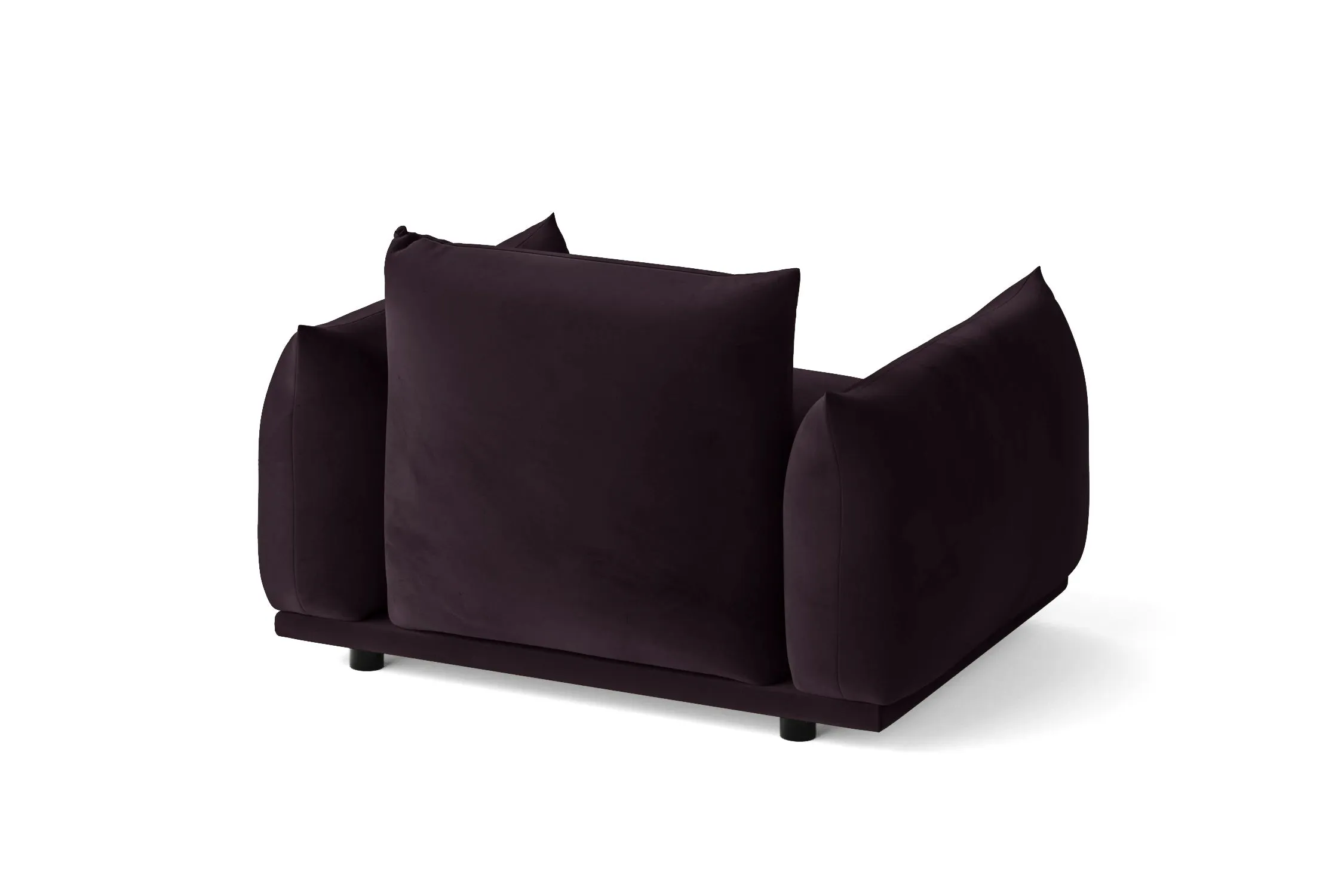 Minneapolis Armchair Purple Velvet