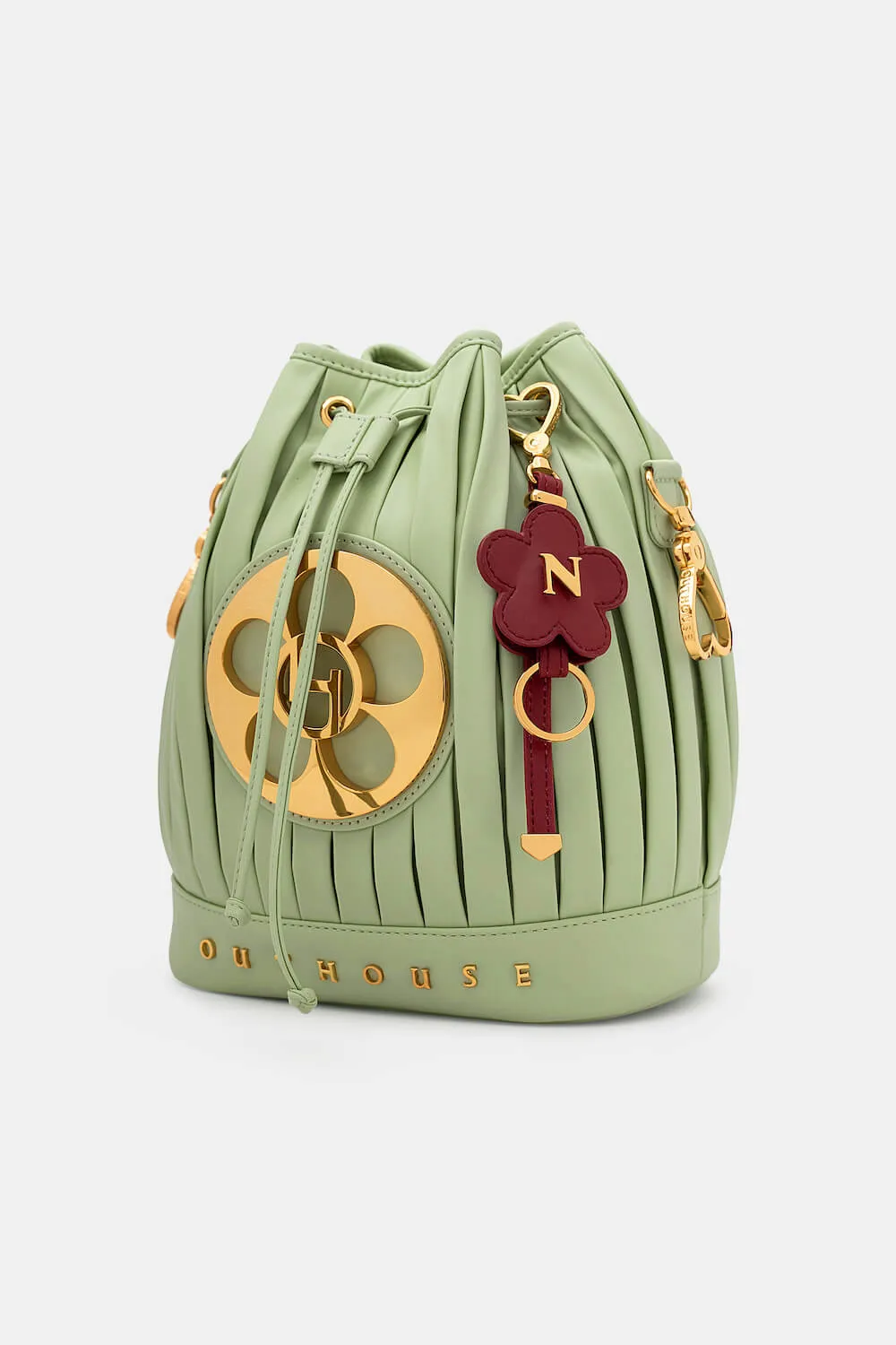 OH Poppi Personalised Charm - Rosewood Maroon