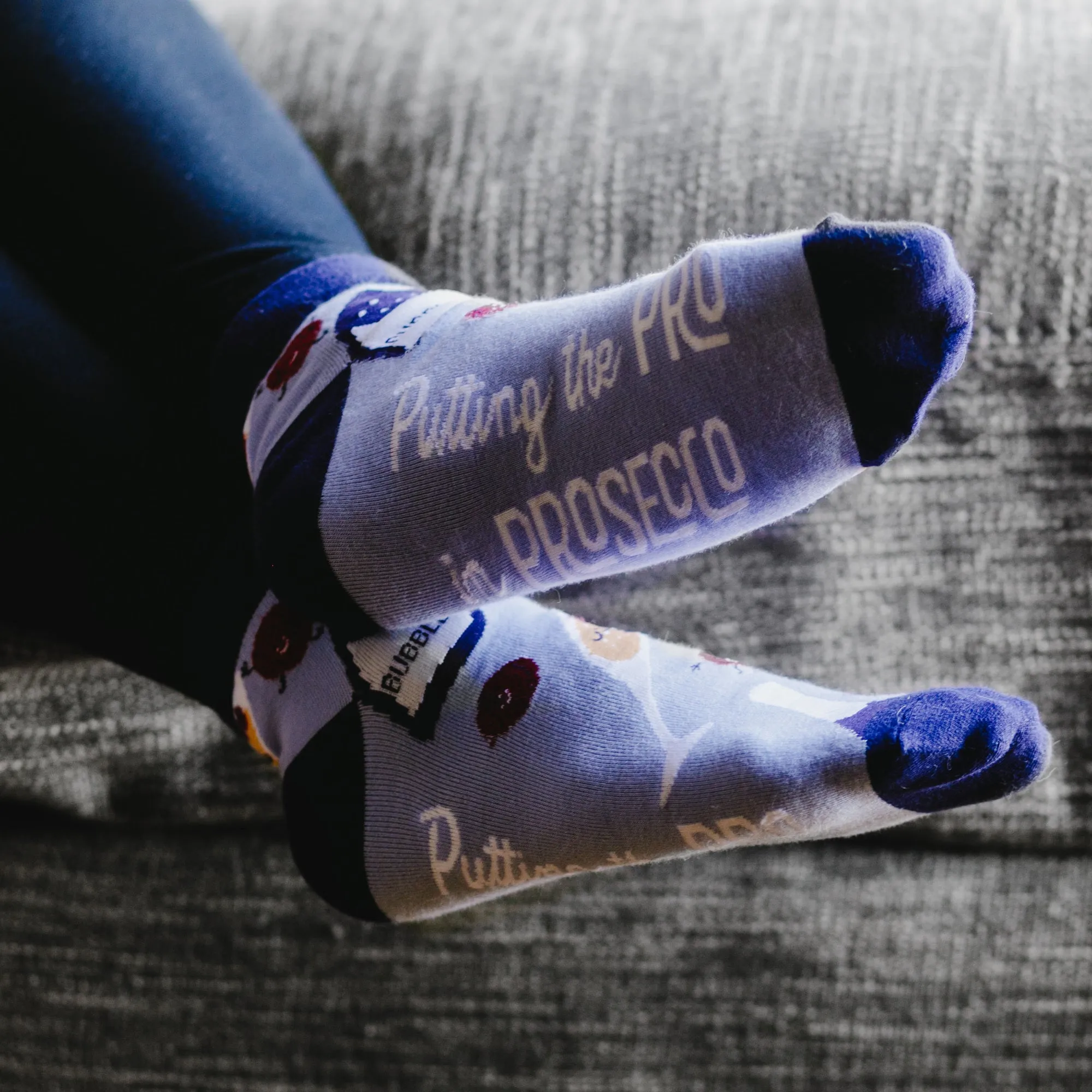 Prosecco Cotton Blend Ankle Socks