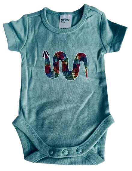 Rainbow Serpent Short Sleeve Bodysuit