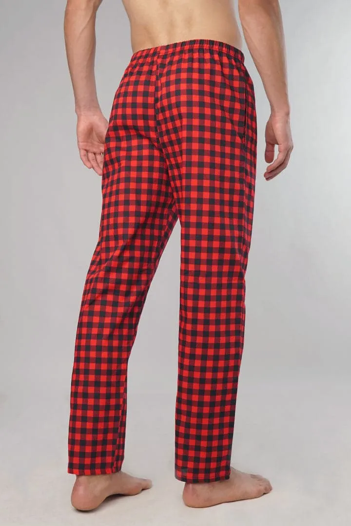 Red Plaid Woven Pajama
