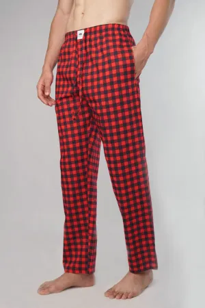 Red Plaid Woven Pajama
