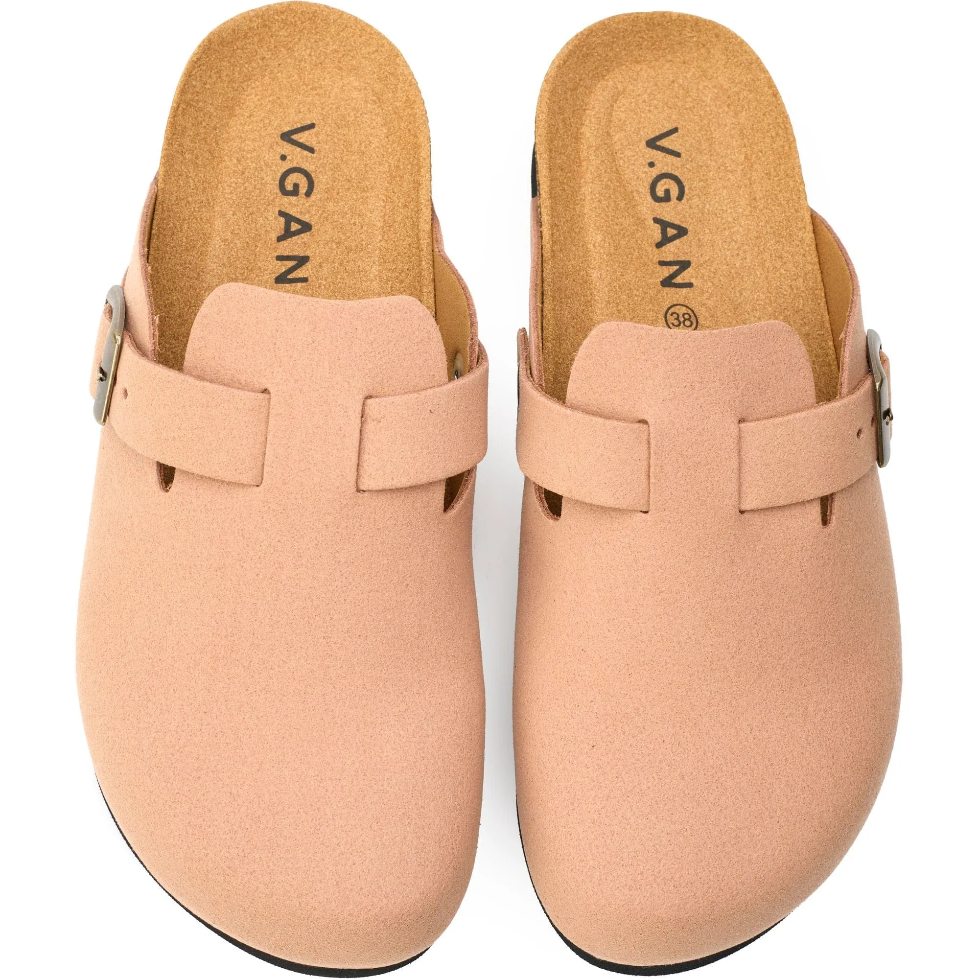 Taro Comfort Women's Vegan Footbed Slippers | Light Beige