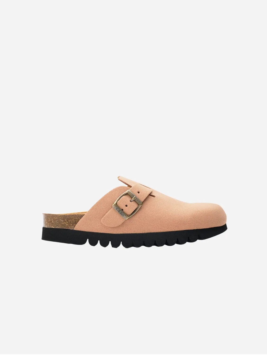 Taro Comfort Women's Vegan Footbed Slippers | Light Beige