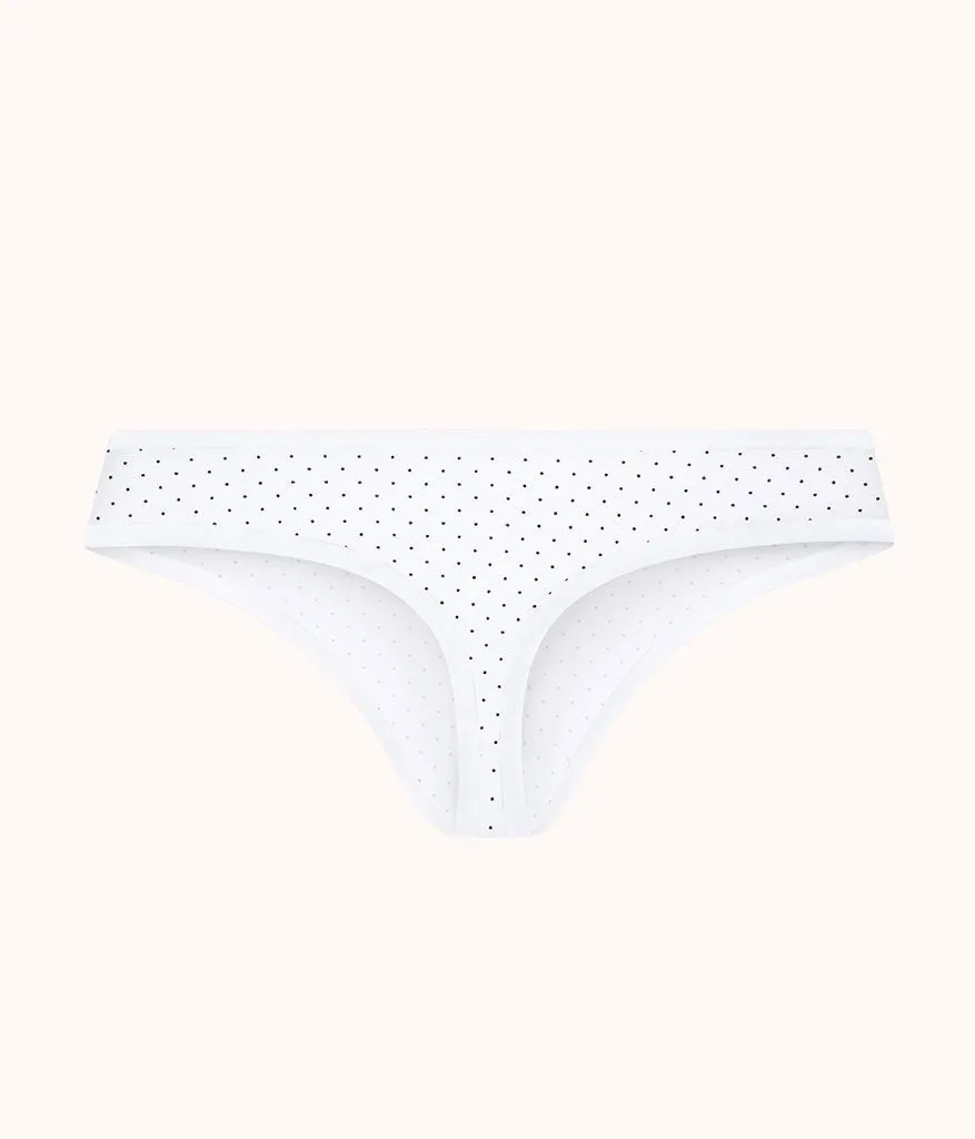 The Cotton Thong: Mini Polka