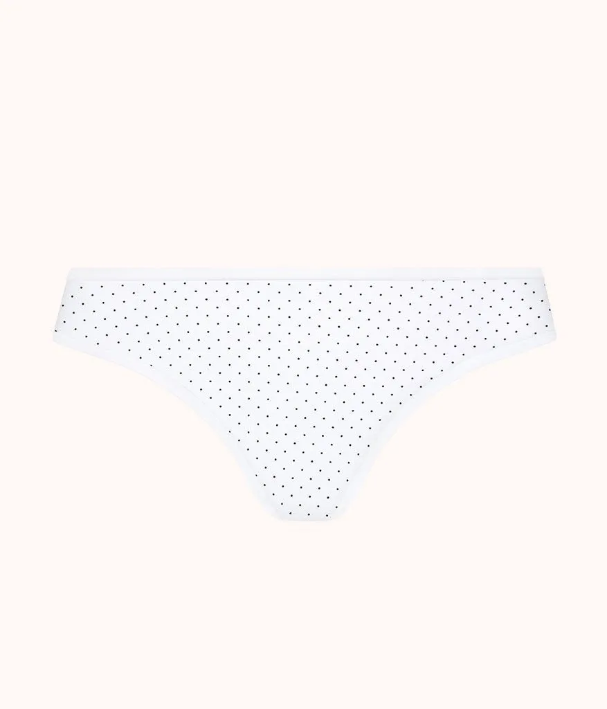 The Cotton Thong: Mini Polka