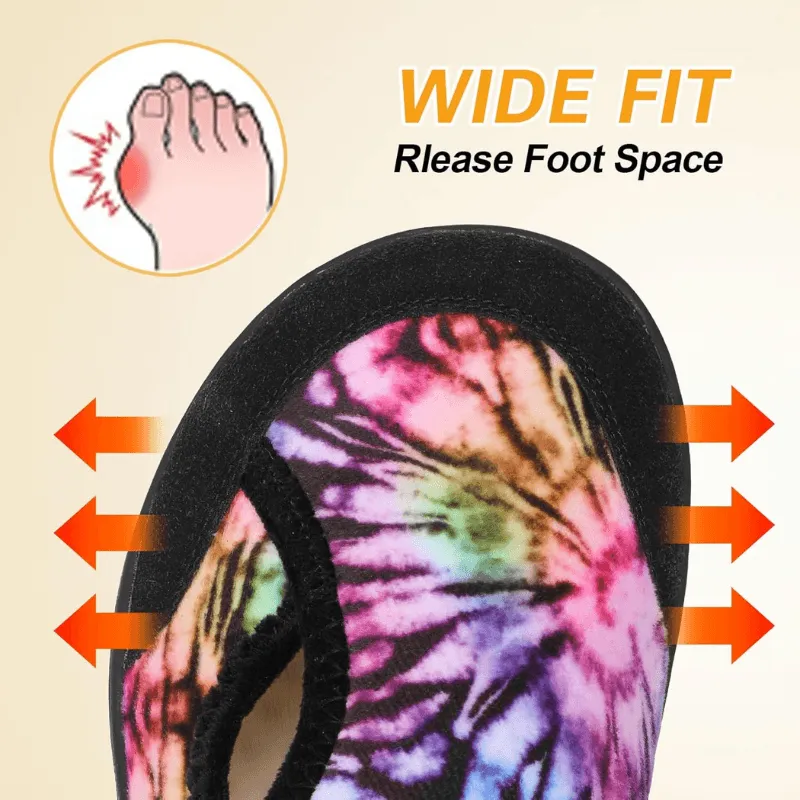 Tie Dye Slippers – Adjustable & Comfortable for Everyday Wear