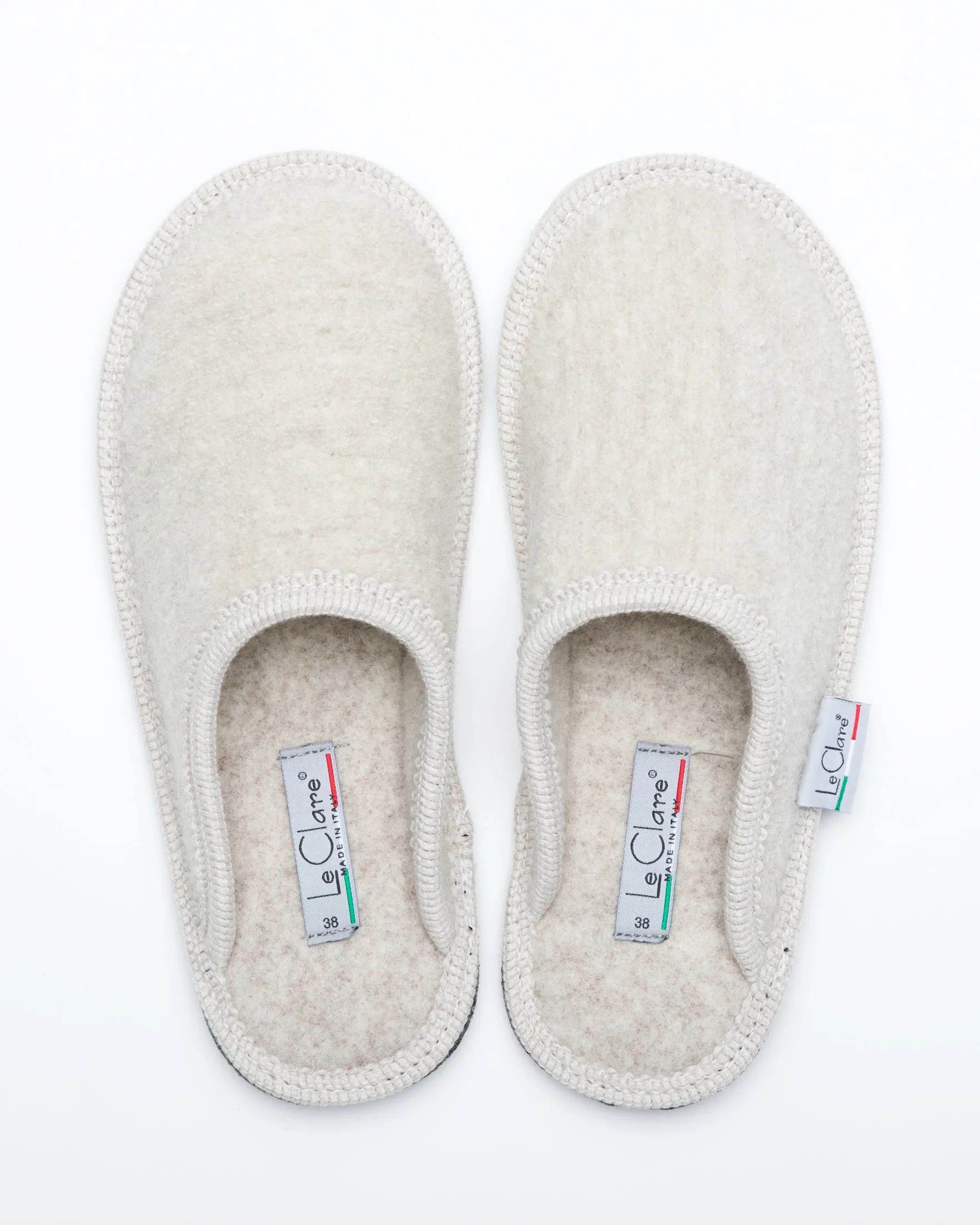 Women's Boiled Wool Stella Slipper Beige